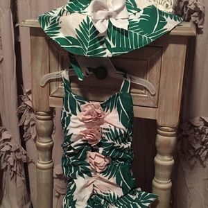 Janie and Jack one piece and hat